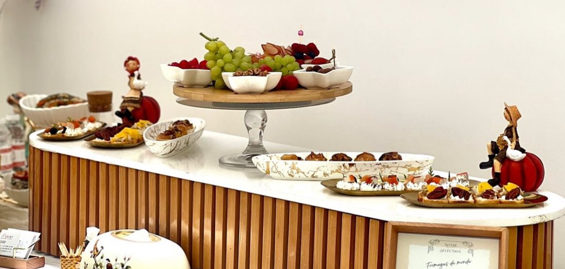 Buffet salé sur notre comptoir
